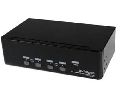 4 Port Dual DVI USB KVM Switch For Sale