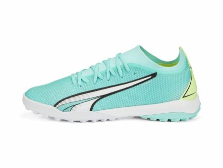 Chaussures de Futsal pour Adultes Puma Ultra Match Tt Electric Turquoise Unisexe Online now