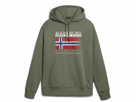 Sweat à capuche enfant Napapjiri B-Kreis H Vert foncé Online now