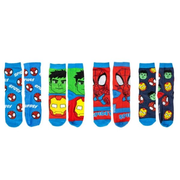 Chaussettes Spidey 4 paires on Sale