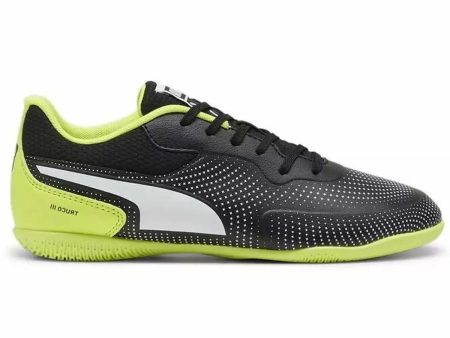 Chaussures de Futsal pour Enfants Puma TRUCO II Noir Enfant Unisexe Discount