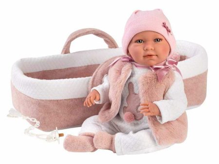 Poupée Bébé Llorens Mimi Rose 40 cm Nacelle Online now