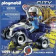 Jeu de Véhicules Playmobil City Action: Policeman and Quad 71092 Police 21 Pièces Hot on Sale