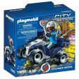 Jeu de Véhicules Playmobil City Action: Policeman and Quad 71092 Police 21 Pièces Hot on Sale