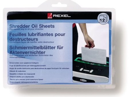 Shredder Oil Sheets (12)Rexel Online now